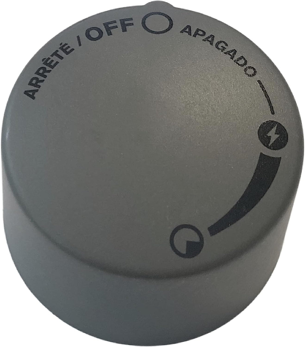 Side Burner Control Knob Gray