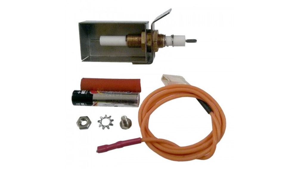 Fire Magic Ignitor Electrode Kit with Wiring, Collector Box and Bracket