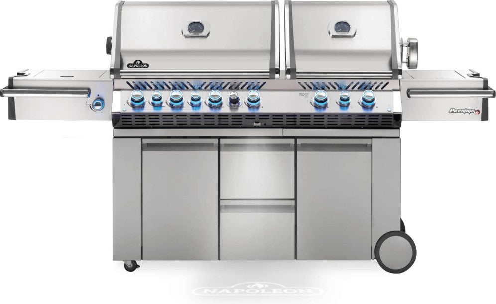PRESTIGE PRO™ 825 RSBI WITH POWER SIDE BURNER, INFRARED REAR & BOTTOM BURNERS
