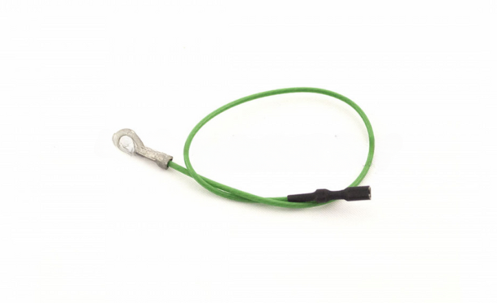 BBQ / SIDE BURNER IGNITER WIRE – 12″ – 1/8″ F.SPADE X 18 GA EYELET