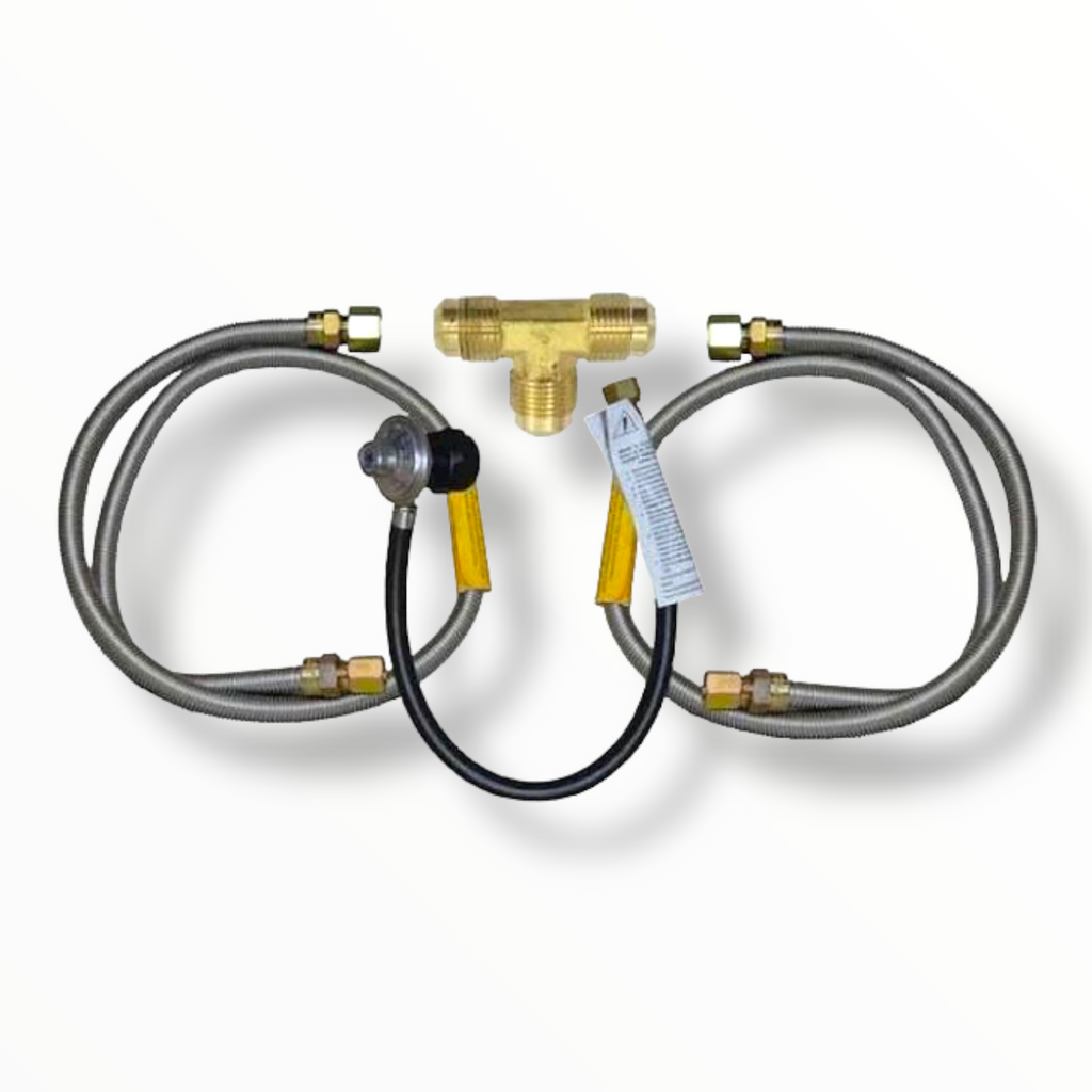 Fire Magic Built In Grill and Side Burner Connector Package, Propane Gas