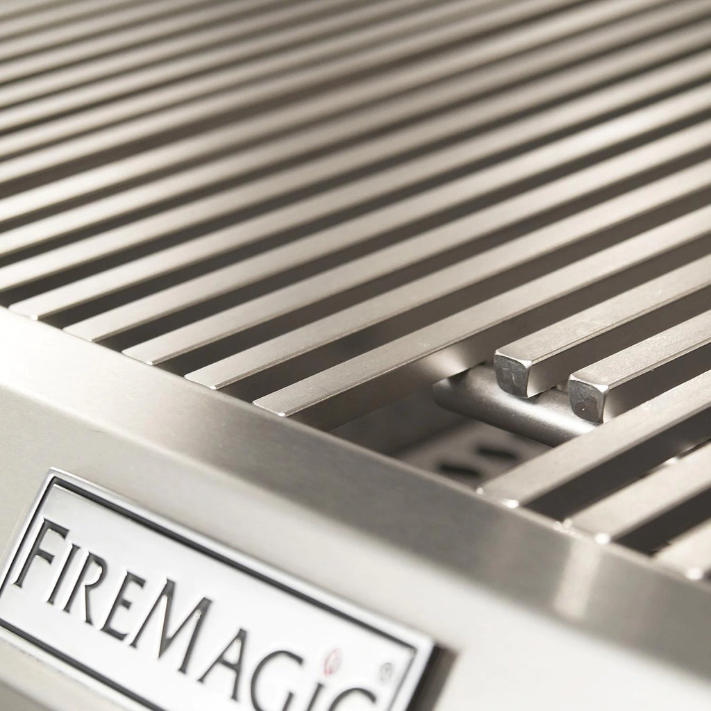 Close-up view of Fire Magic cooking grids for your searing needs. Availble on unitedgrills.com