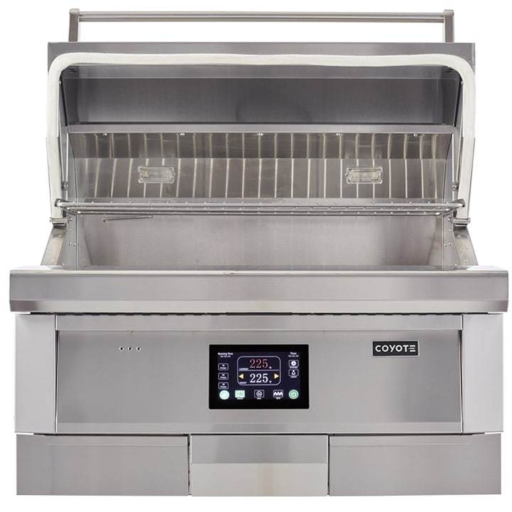 36" Coyote Built-In Pellet Grill