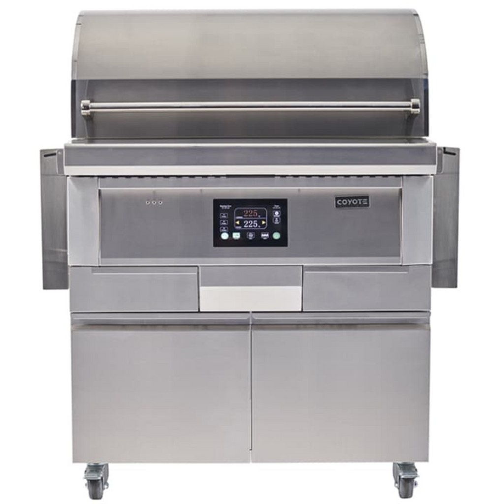36" Coyote Pellet Grill on Cart