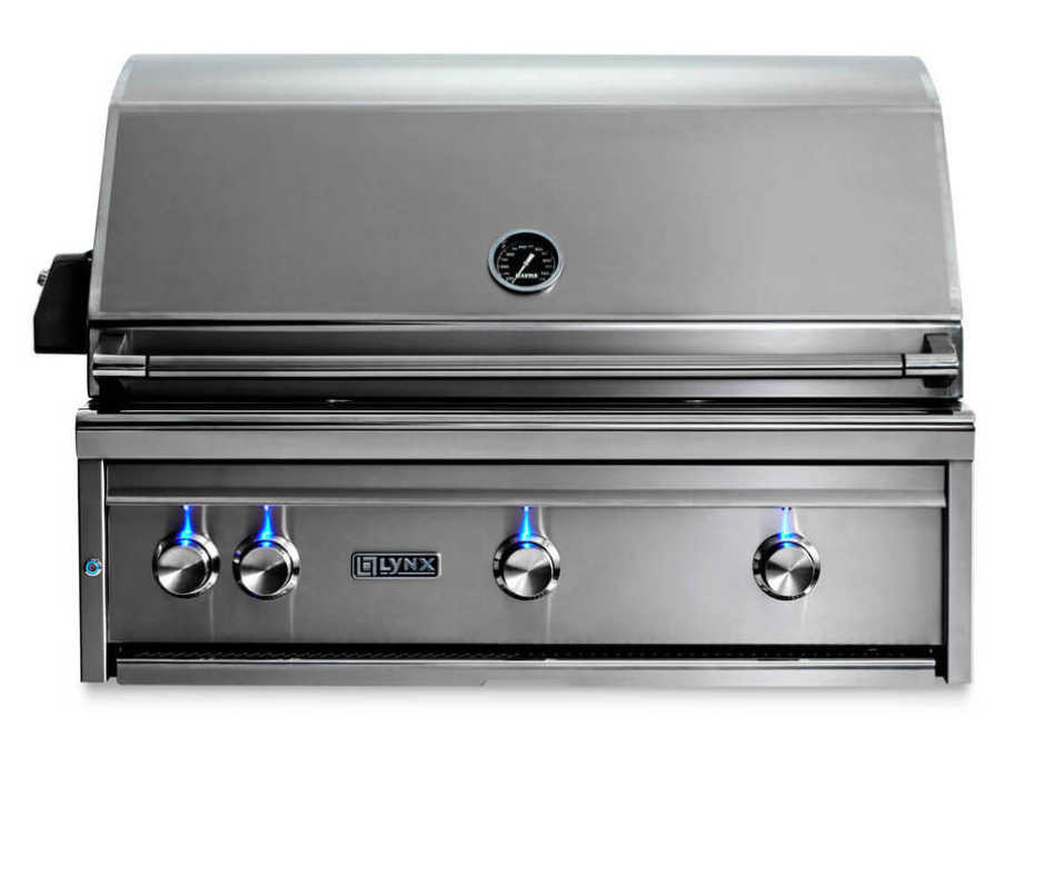 Lynx 36" Built-In Grill - 2 Ceramic Burners, 1 Trident w/ Rotisserie