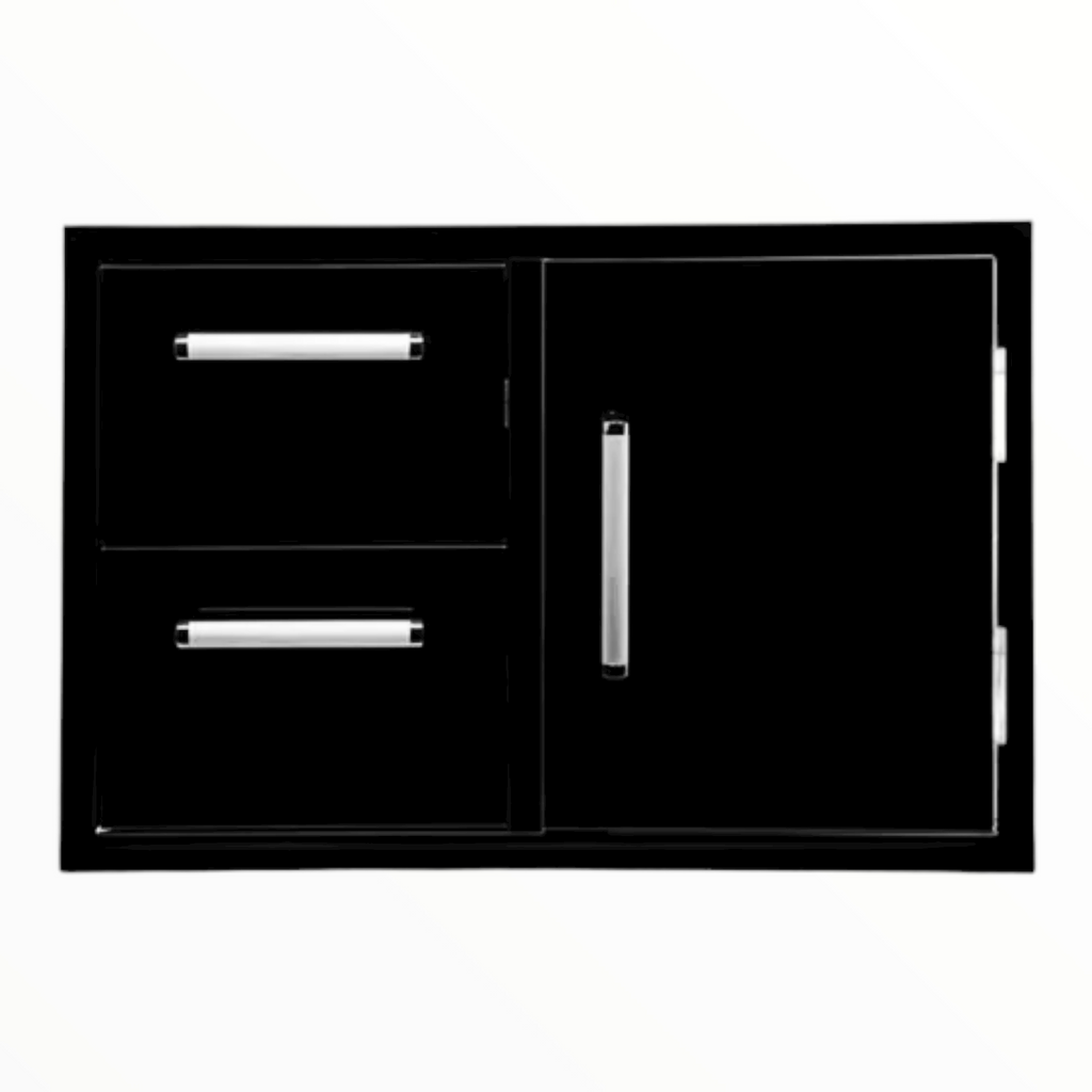 Bonfire Door & Drawer Combo Black