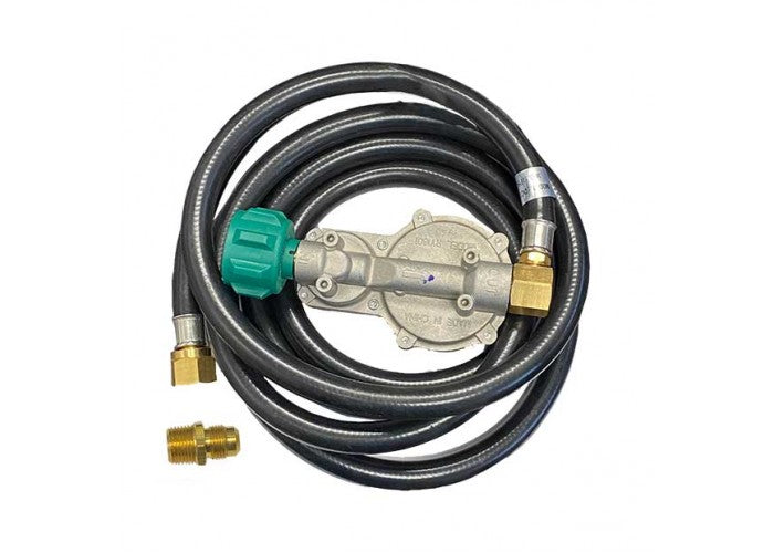 Fire Magic 10 Foot Propane Extension Hose and 2 Stage Regulator with Elbow Fitting