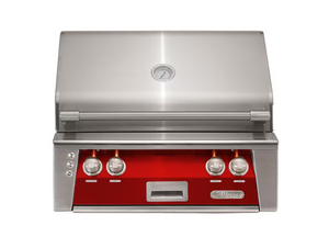 Alfresco 30-Inch Built-In Propane Grill With Rotisserie / Carmine Red