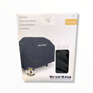 Broil King Premium Heavy-Duty PVC Polyester Grill Cover - 58 W X 21 1/2 D X 46 H