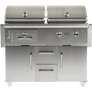 Coyote 50" Freestanding Gas/Charcoal Dual Fuel Grill