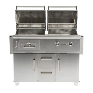Coyote 50" Freestanding Gas/Charcoal Dual Fuel Grill