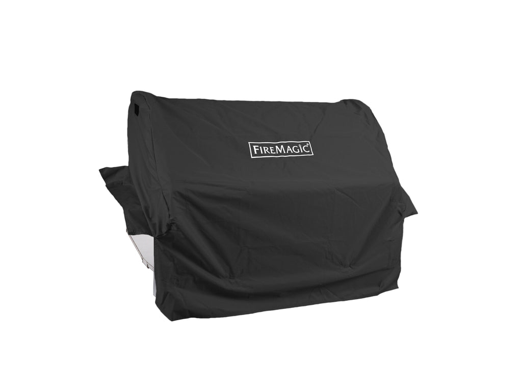 Fire Magic vinyl cover to preserve your grill from all types of rough weather. Available on unitedgrills.com