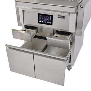 28" Coyote Pellet Grill on Cart