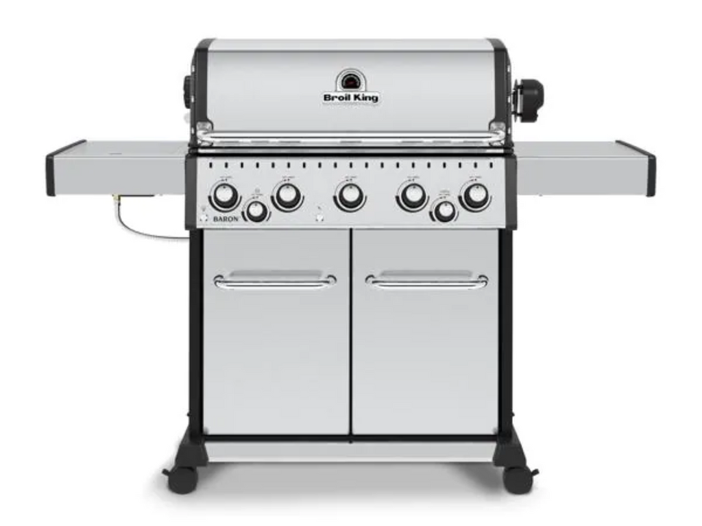 Broil King Baron S 590 PRO IR 5-Burner Natural Gas Grill With Rotisserie and Sear Station