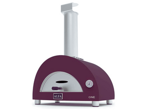 Alfa One 23-Inch Gas Fired Freestanding Pizza Oven In Copper With Copper Cart