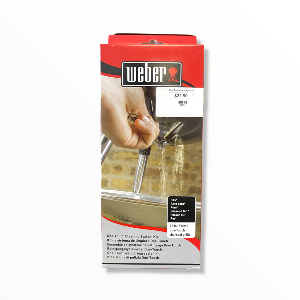 thumbnail image 2 of 22-1/2-Inch Weber Grill One-Touch Cleaning System Kit – Replacement Parts – 3 Blades, Lever, Hardware 2 of 6