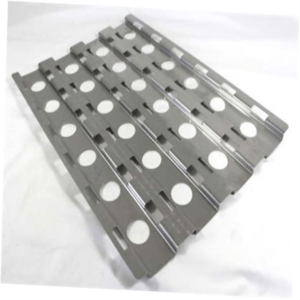Alfresco Aftermarket Briquette Tray made from stainless-steel and evenly distributes heat. Available on unitedgrills.com