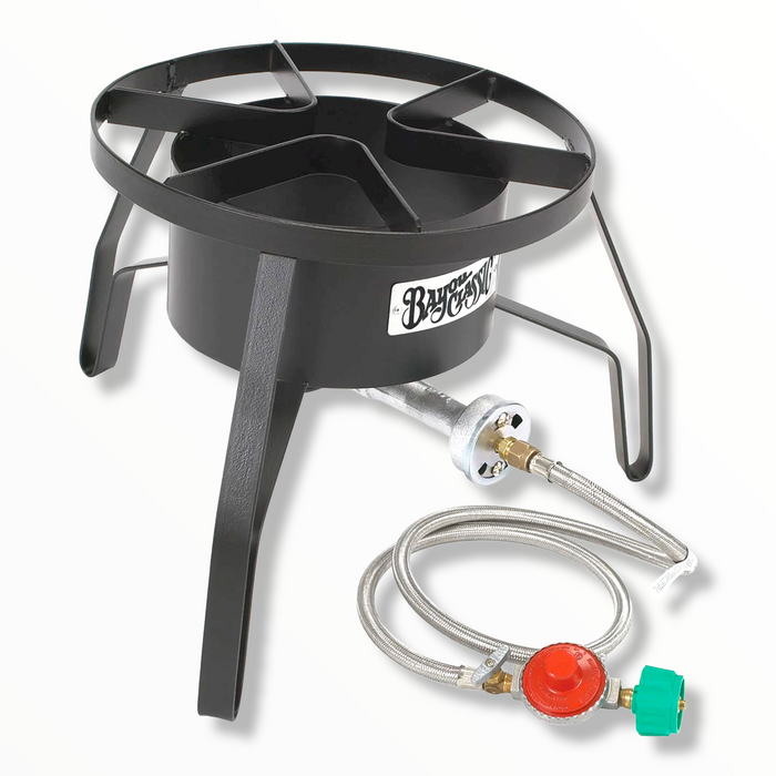 Bayou Classic High Pressure Outdoor Stove With Windscreen