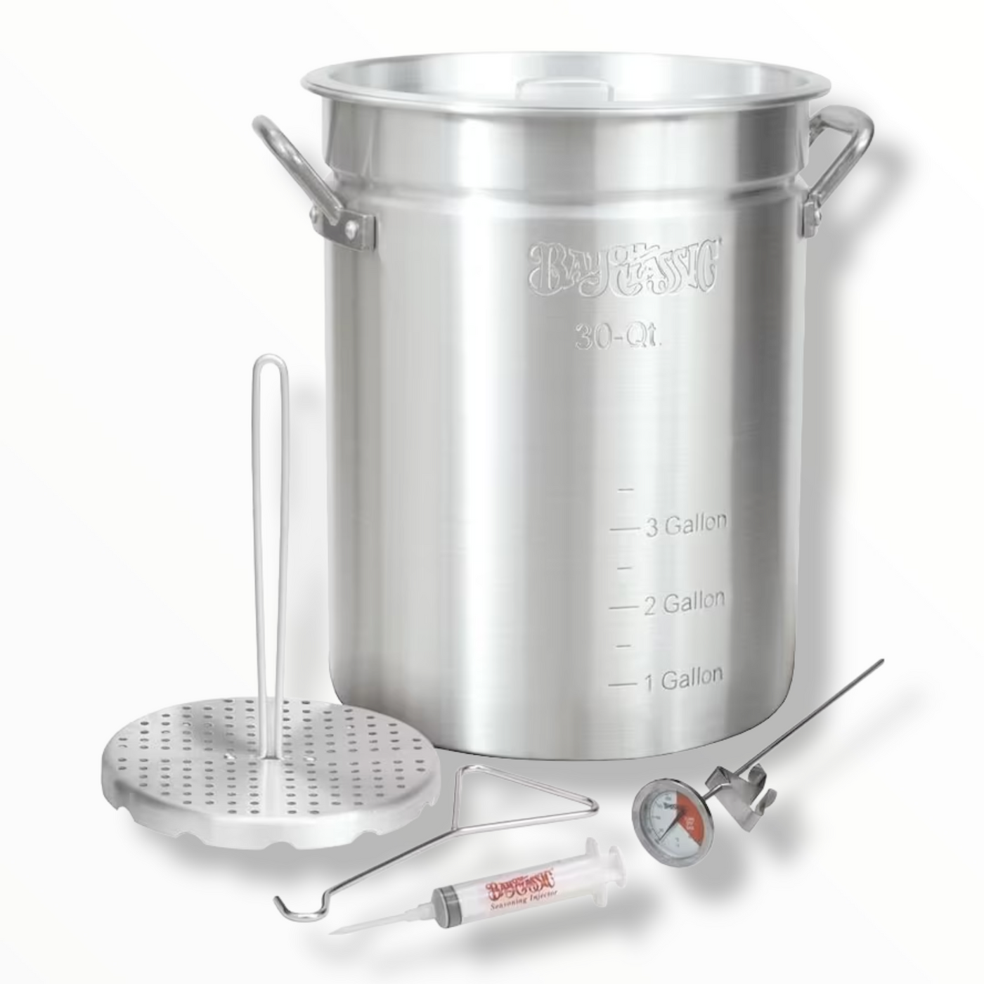 30 Qt. Turkey Fryer Set - 50,000 BTU Outdoor Propane Burner With Pot & Accessories